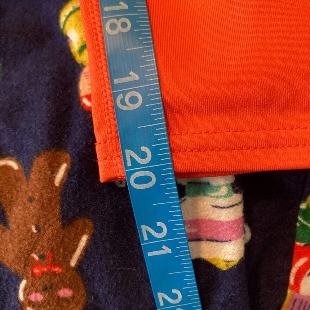 Athleta Leggings Womens‎ Sz XS Orange Chaturanga Capri Crop Pocket Logo - Picture 12 of 12